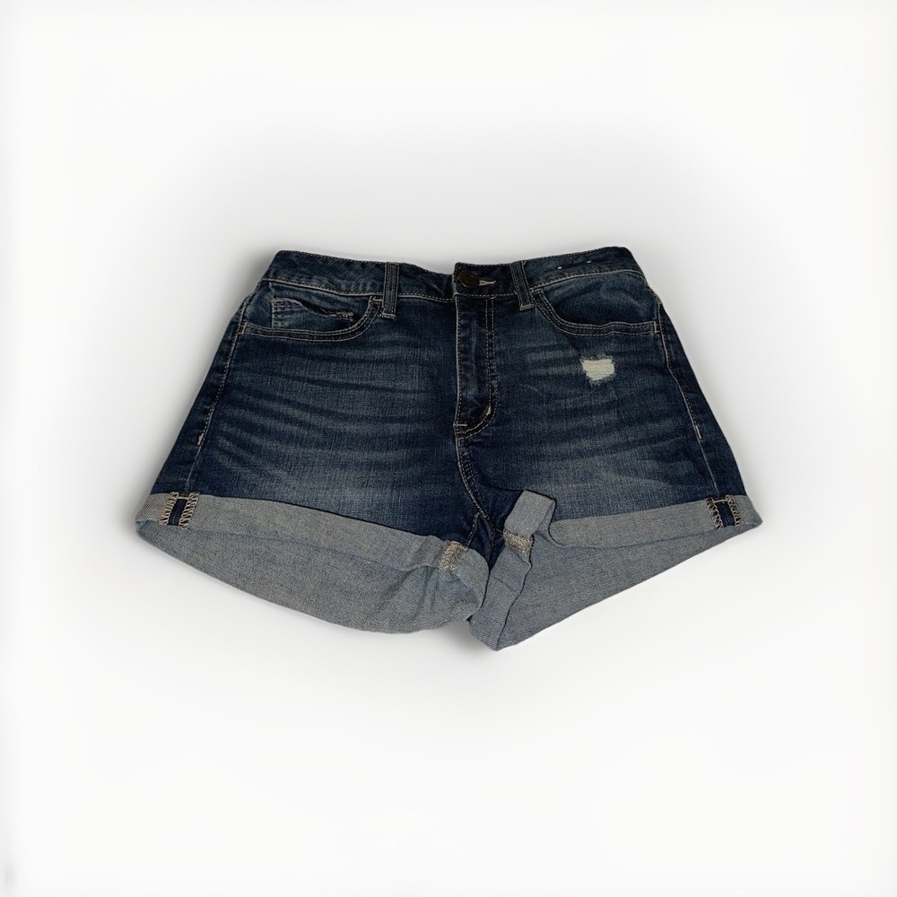 SO blue high-rise denim shorts Size 5